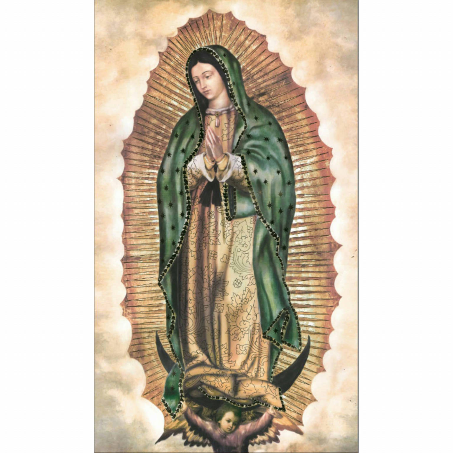VIRGEN DE GUADALUPE VERDE
