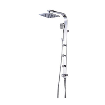 Aqualia conjunto ducha pared cuadrada AQ531362-CR