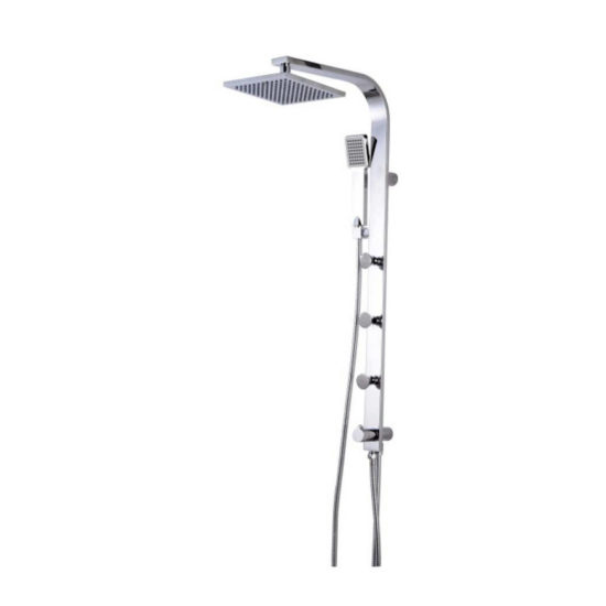 Aqualia conjunto ducha pared cuadrada AQ531362-CR
