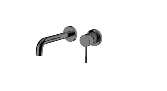 AQUALIA BELLA MONOMANDO LAVAMANOS A PARED GRAPHITE  SIGNATURE | Samboro
