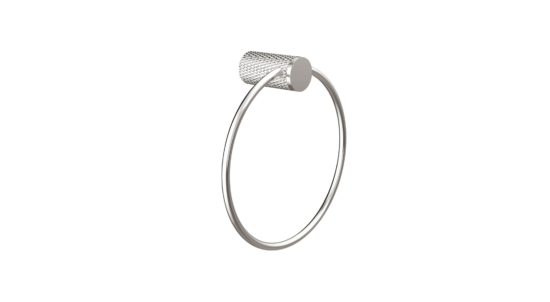 AQUALIA BELLA TOALLERO ARGOLLA BRUSHED NICKEL  SIGNATURE | Samboro