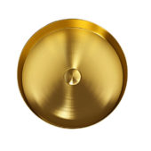 AQUALIA BILOBA  BOWL REDONDO ACERO INOX GOLD | Samboro