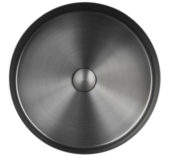 AQUALIA BILOBA BOWL REDONDO ACERO INOX NEGRO | Samboro