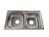 AQUALIA LAVATRASTOS ACERO INOX  DOBLE FOSA | Samboro