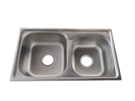 DGC Lavatrastos acero inox DG85552-SS doble fosa