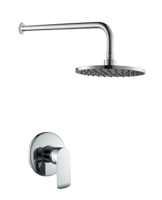 AQUALIA MONOMANDO DUCHA Y BRAZO CROMO 300741-R BRILLO | Samboro