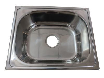 DGC Lavatrastos acero inox pulido DG8110-SS una fosa