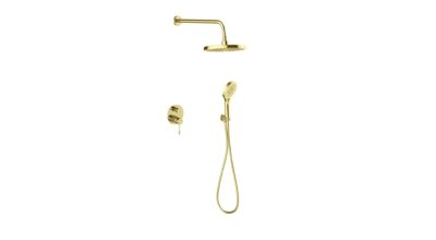 Aqualia set mezclador ducha tel.  brushed gold 1570G-1-RH-BG signature