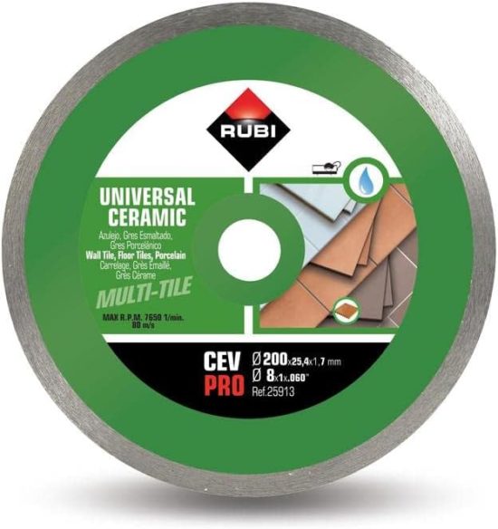 RUBI DISCO CONTINUO CEV 200 PRO 25913 VERDE  CERAMICA