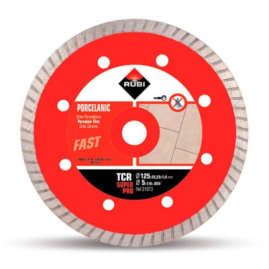 RUBI DISCO DIAMANTE PORCELANIC TURBO TCR 125 31973 SUPER PRO 31973 | Samboro