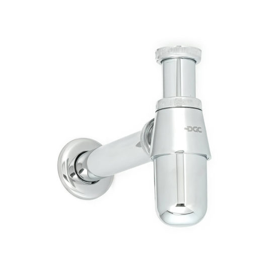 DGC Sifon de acero inox 1 1/4 X 23cm DG9159-CR Cromo 9238 | Samboro