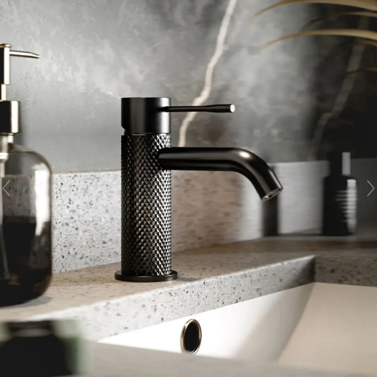 AQUALIA MONOMANDO LAVAMANOS BAJO GRAPHITE - VT00012963 | Samboro