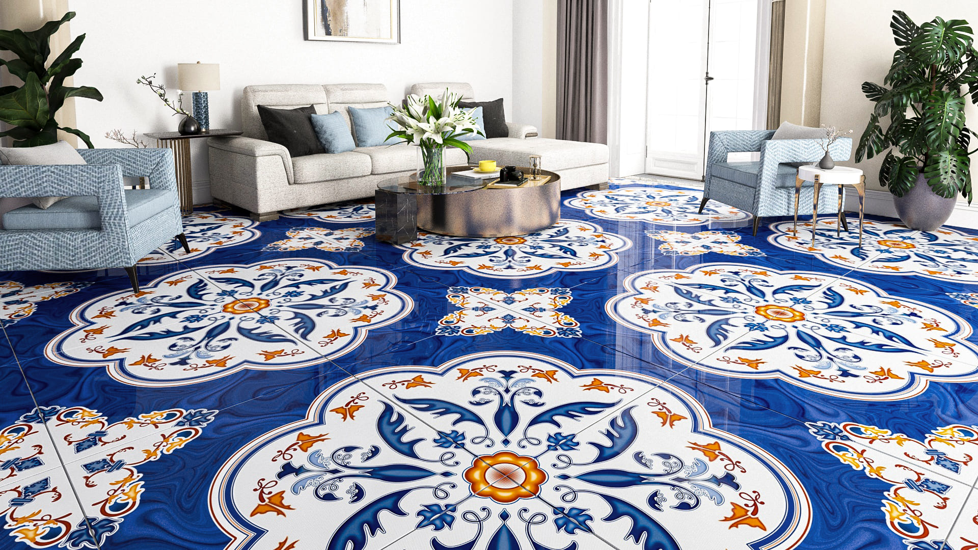 ALMERÍA AZUL 61X61 | Samboro